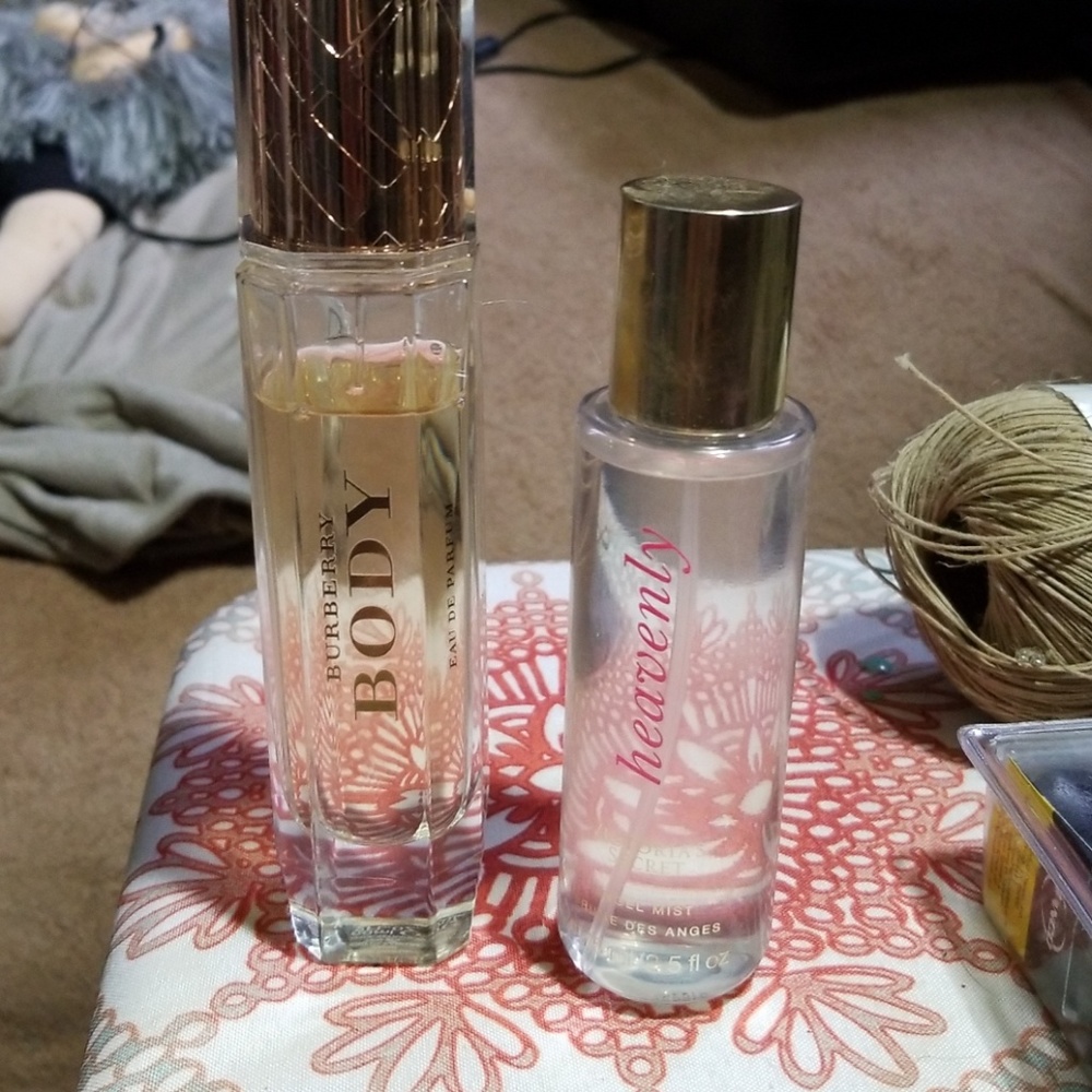 Burberry Body 2 oz and 2.5 oz VS Heavenly perfumes